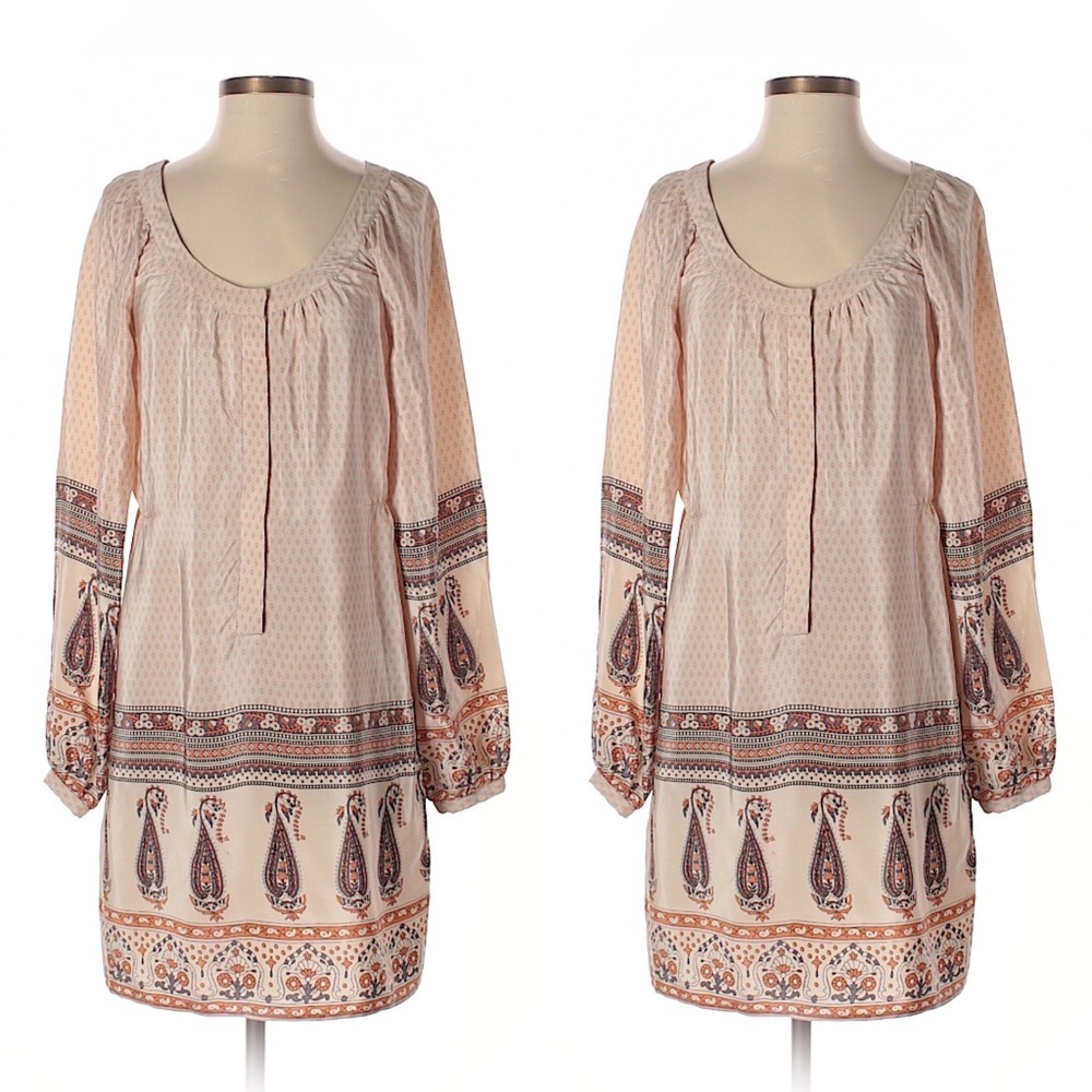 ‘What goes around comes around’ silk dress/blouse